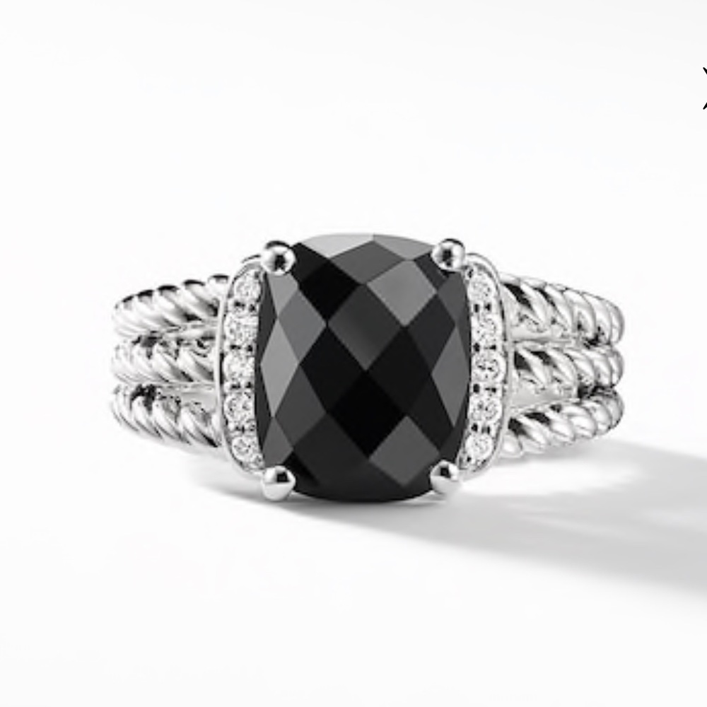 David Yurman petite Wheaton black 6.5